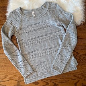 Aeropostale Gray Crew Neck Sweater